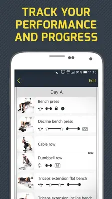 Gym Workout android App screenshot 1