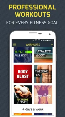 Gym Workout android App screenshot 2